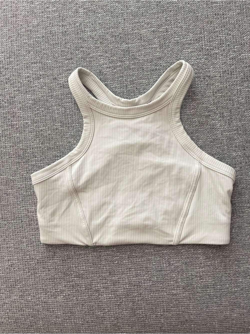 lululemon athletica Ribbed Nulu High-Neck Yoga - Natural Ivory